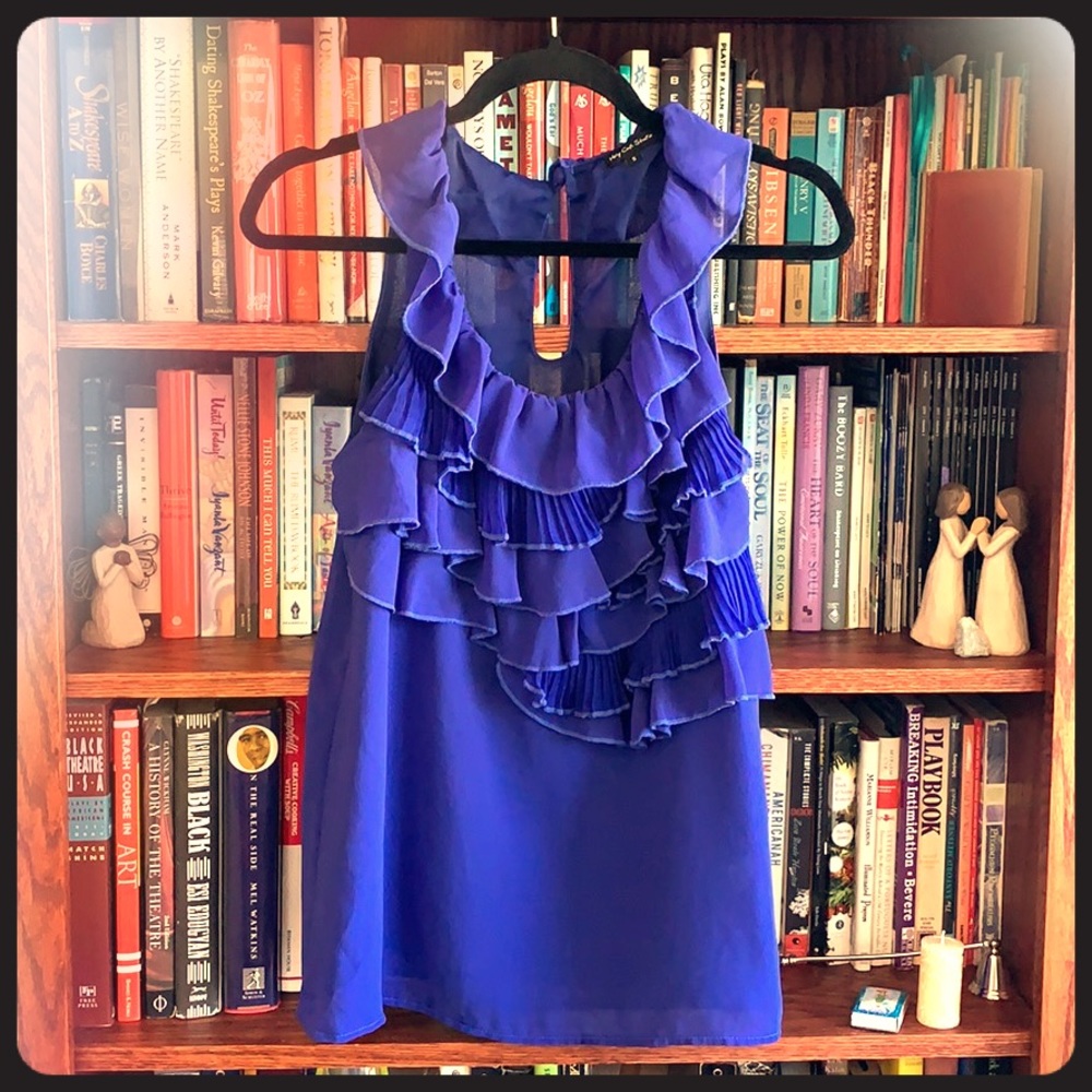 Flirty Royal Blue/Purple Top